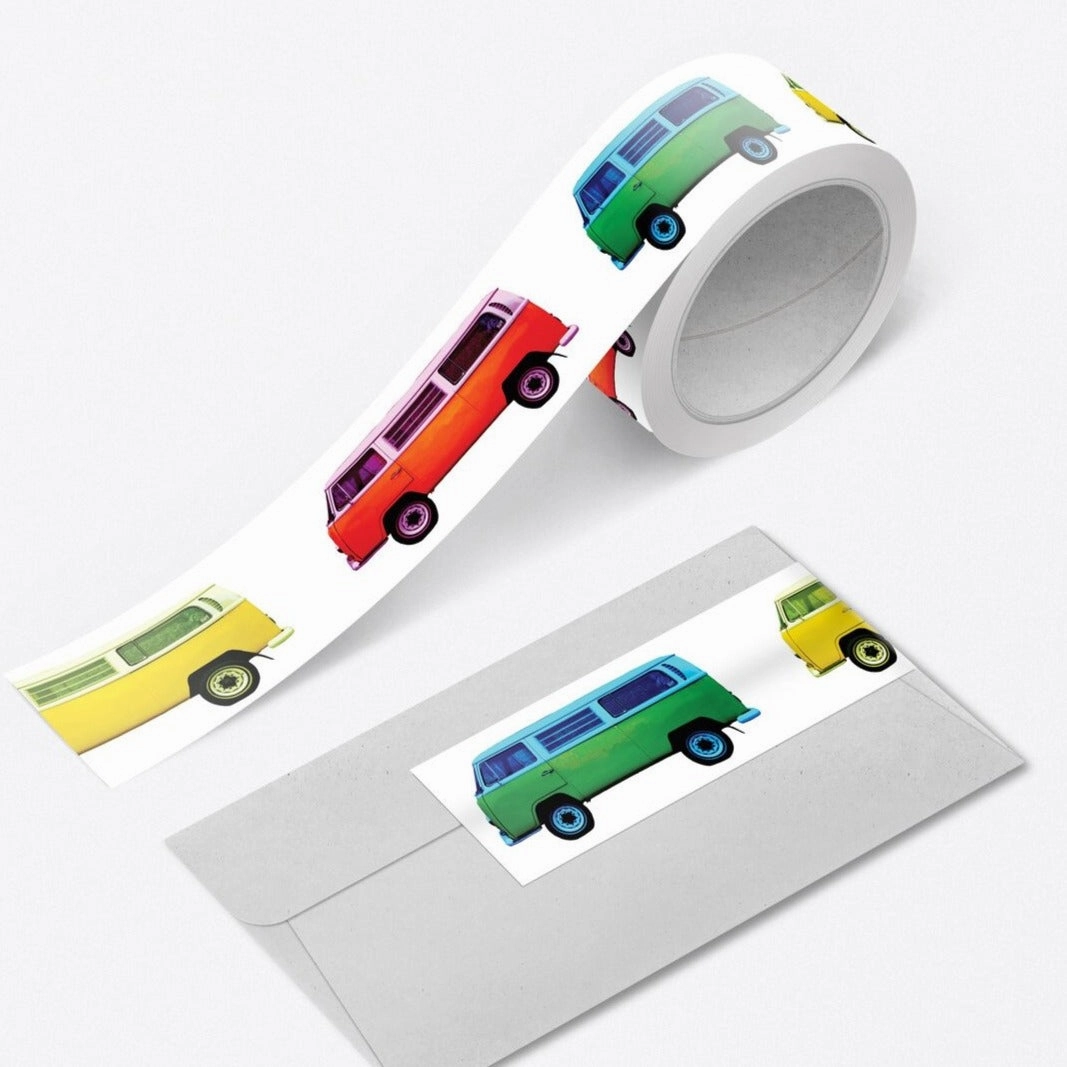 Road Trip Washi Tape Vw Bus durable shockproof