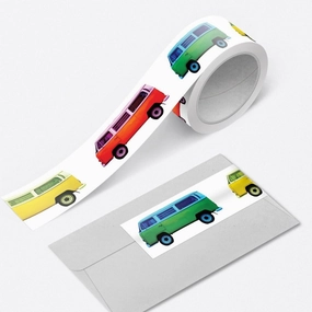 Road Trip Washi Tape Vw Bus durable shockproof