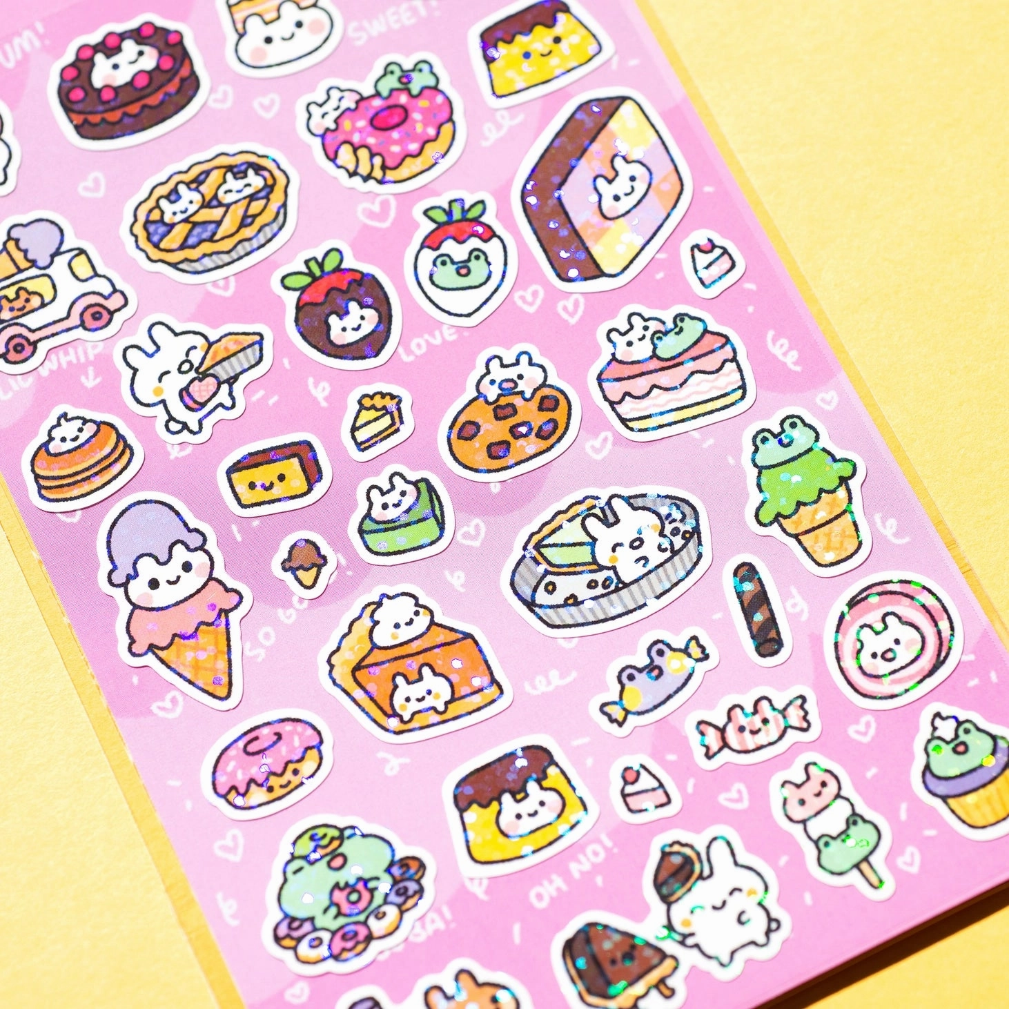 A Sweet Day Glitter Sticker Sheet affordable