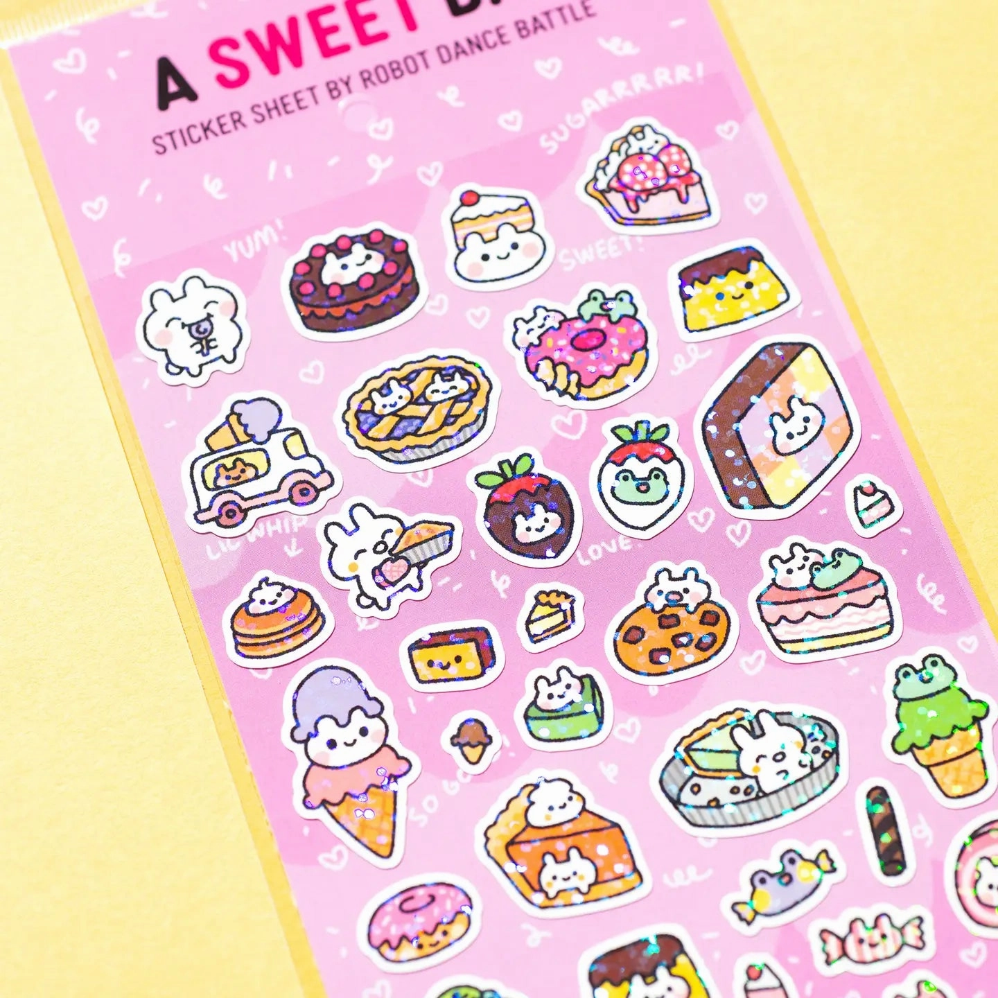 A Sweet Day Glitter Sticker Sheet gift