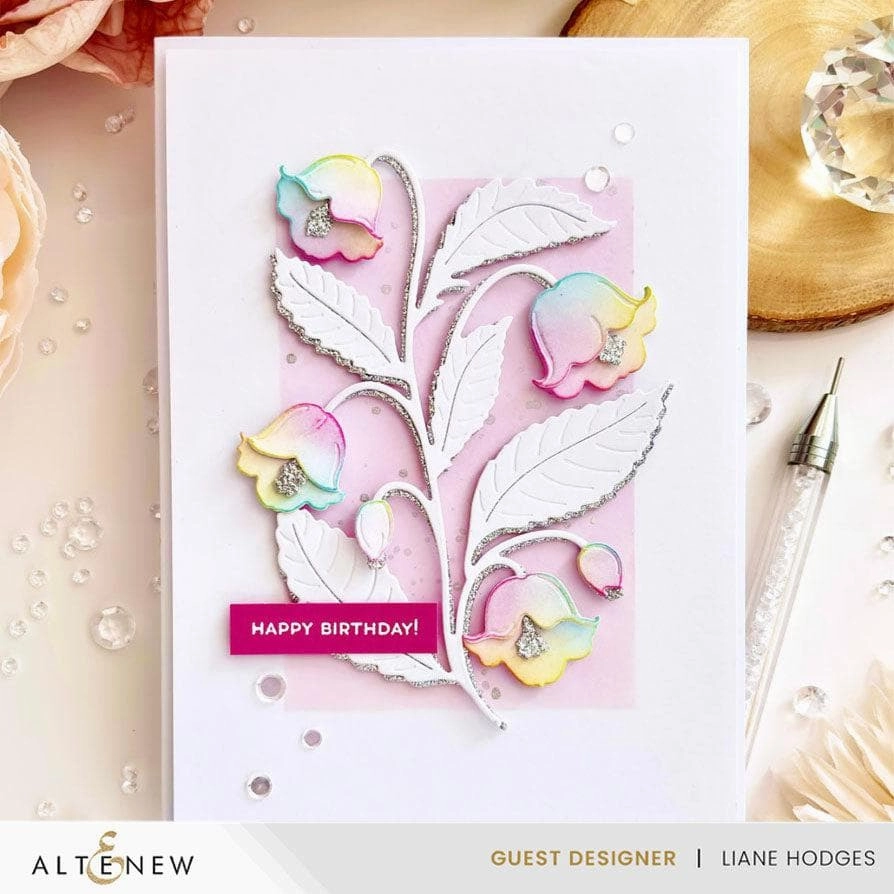 waterproof limited Bellflower Bliss Layering Die Set