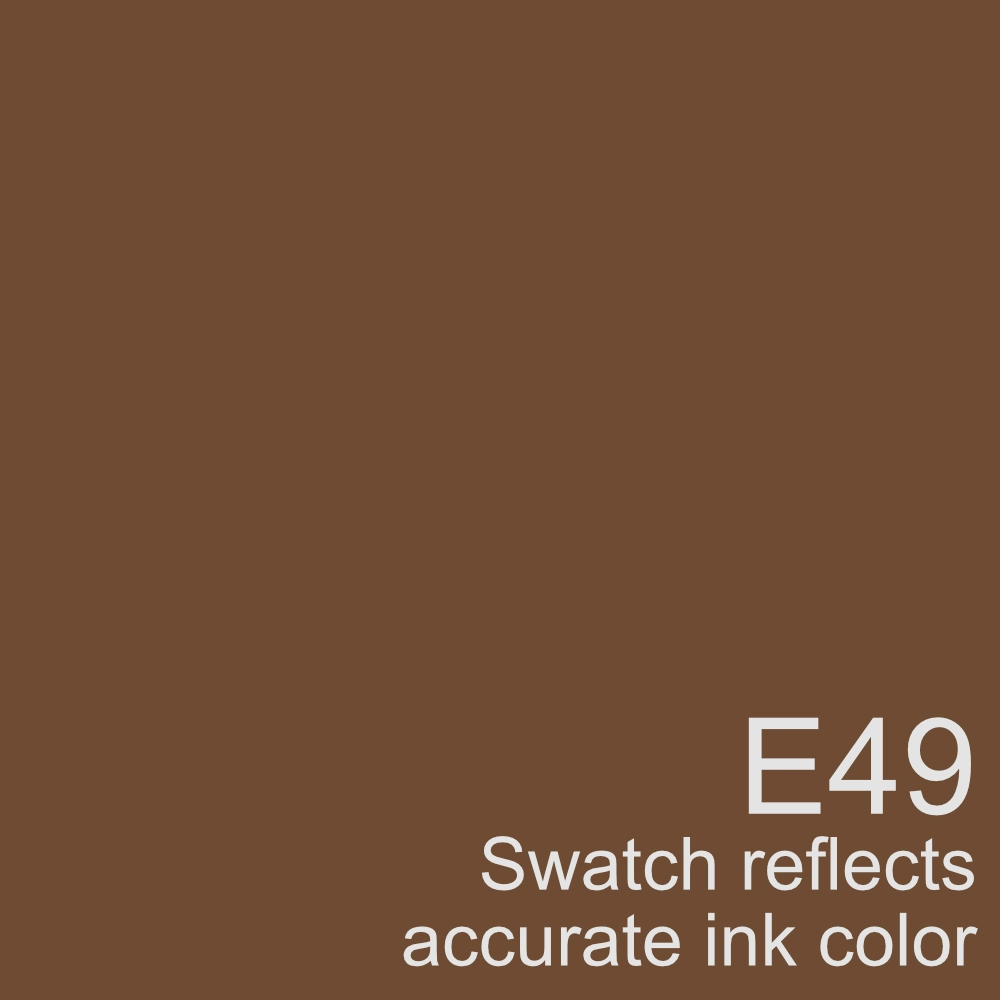 manual Copic Sketch Marker - E49 Dark Bark