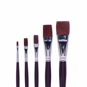 Galeria Synthetic Bristled Bright Paintbrush refillable