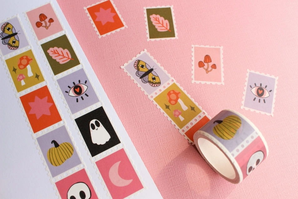refillable Halloween Stamp Washi Tape Version 1