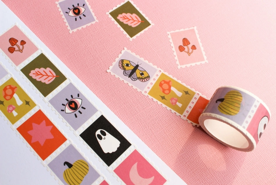 collectible matte Halloween Stamp Washi Tape Version 1
