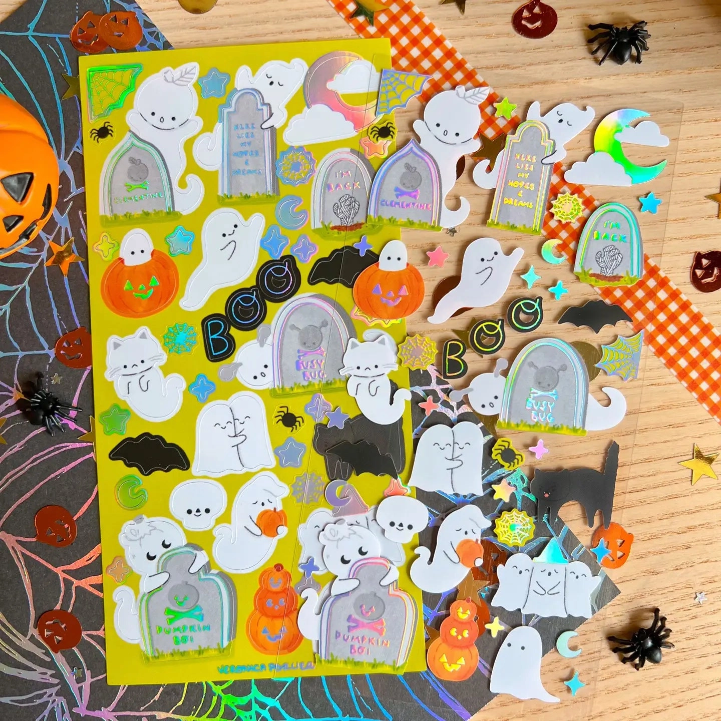 Holo Graveyard Sticker Sheet matte valuable