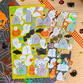 Holo Graveyard Sticker Sheet matte valuable
