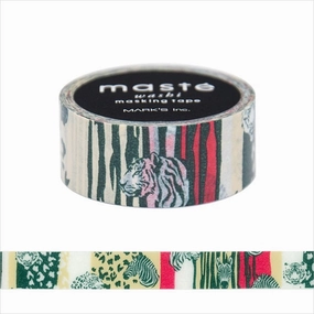 tiny Safari Mast Washi Tape Japanese Masking Tape