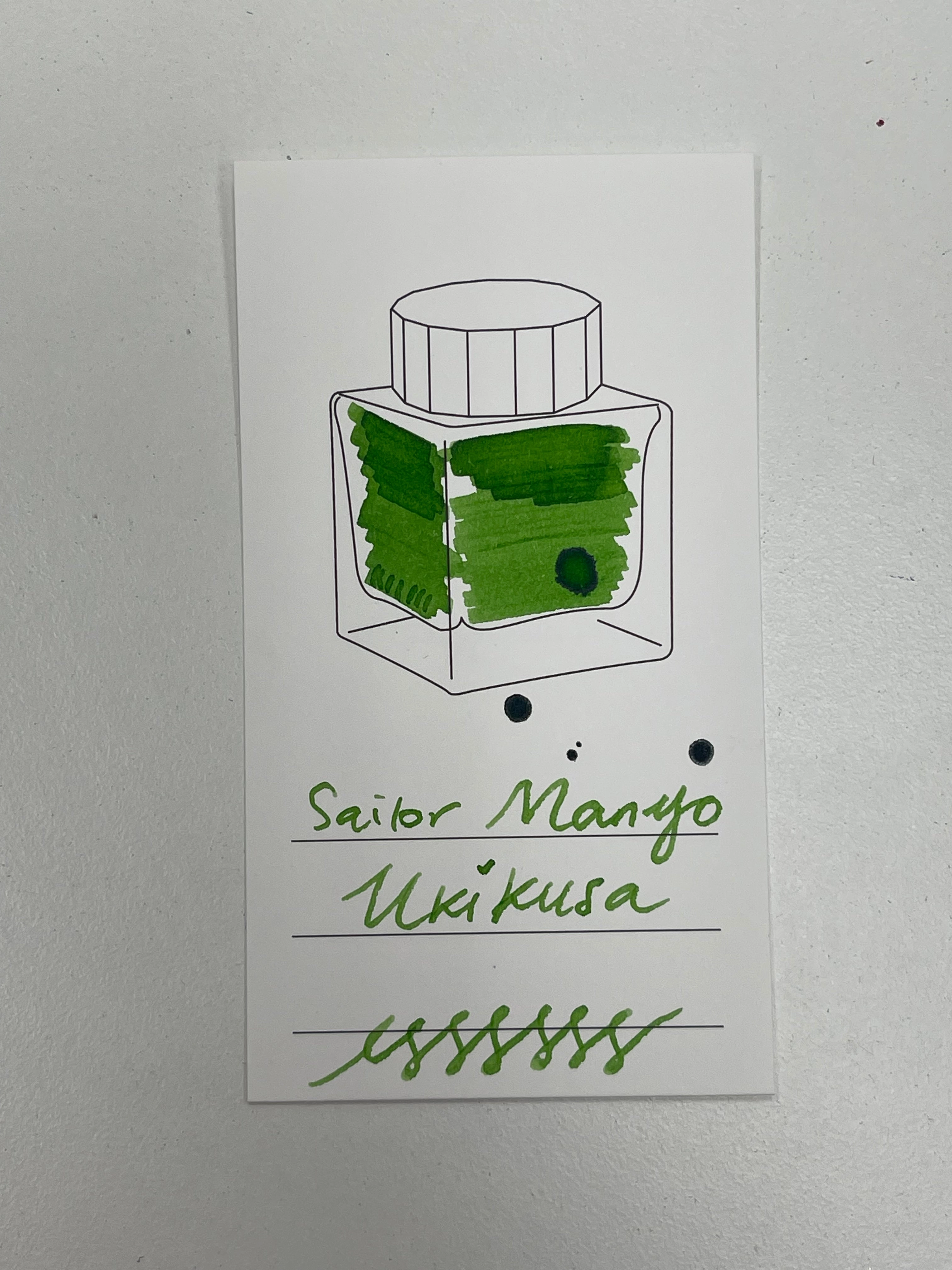 Sailor Manyo Ink - Ukikusa 50Ml everyday