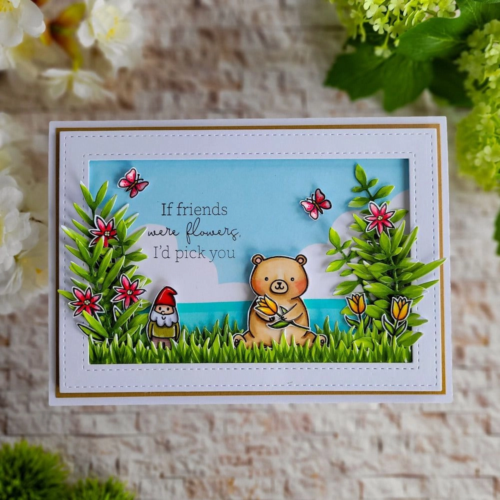 Sandie And Sis - 6X8 Stamp Set - Retiring springloaded exclusive