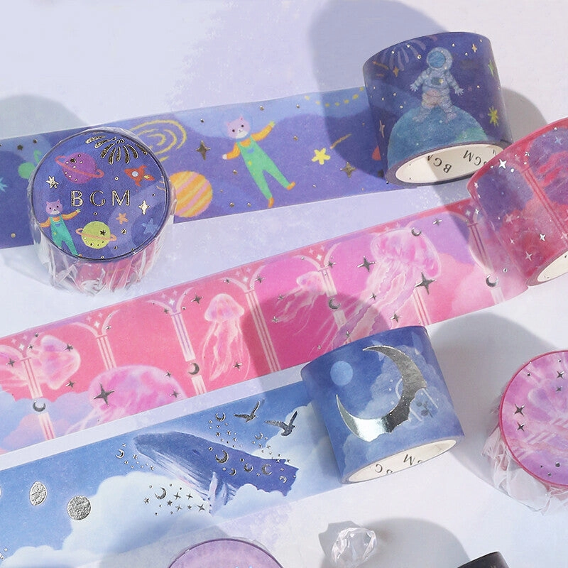 durable Space Travel Washi Tape