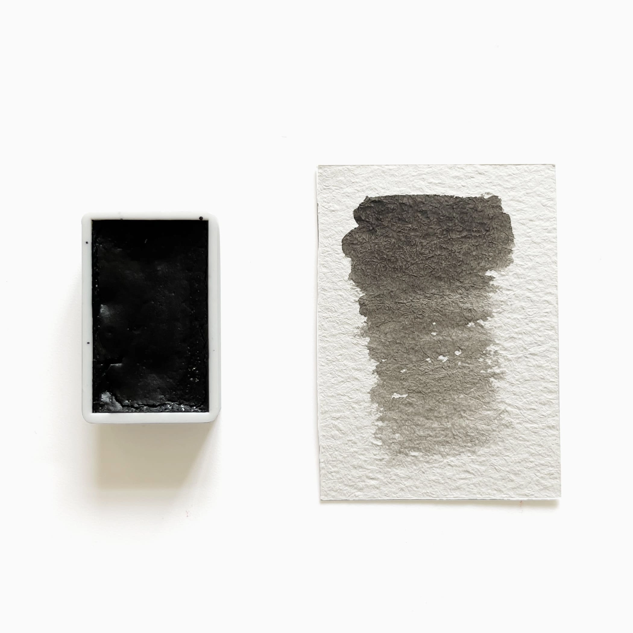 Rock Black Pbk19 - Artist Grade Handmade Honey Based Watercolor Paint Full Pan 3.2Ml bulk resin