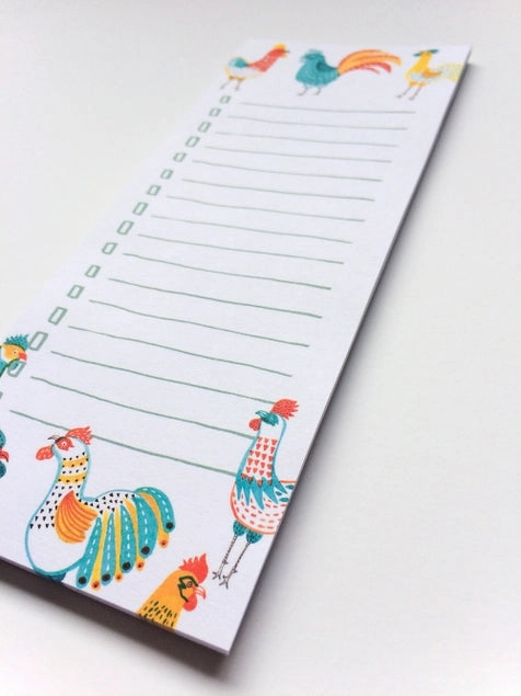 narrow Rooster Friends Market List