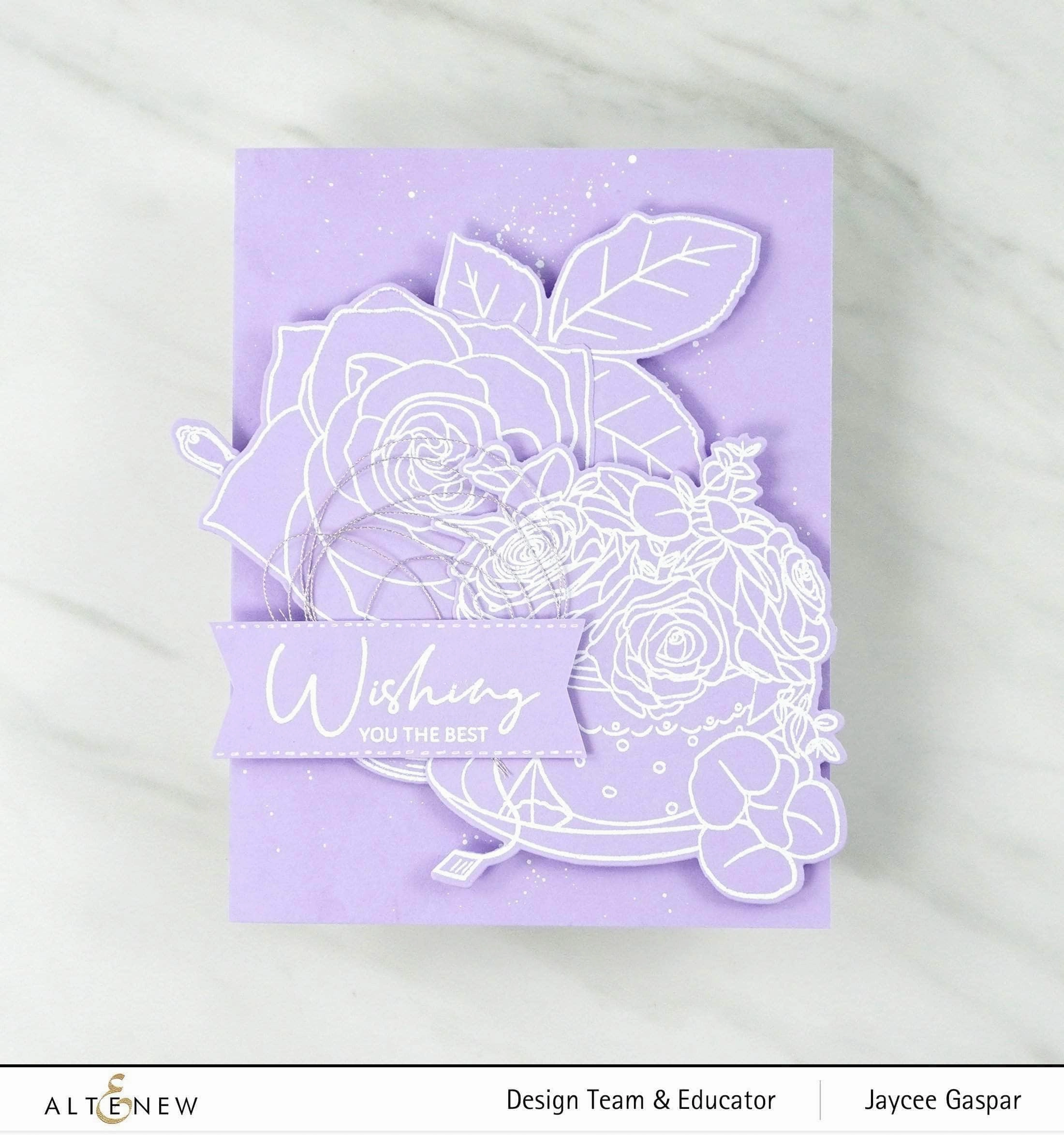 giant Rose Tea Die Set