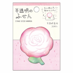 metal Rose Translucent Sticky Notes Mind Wave