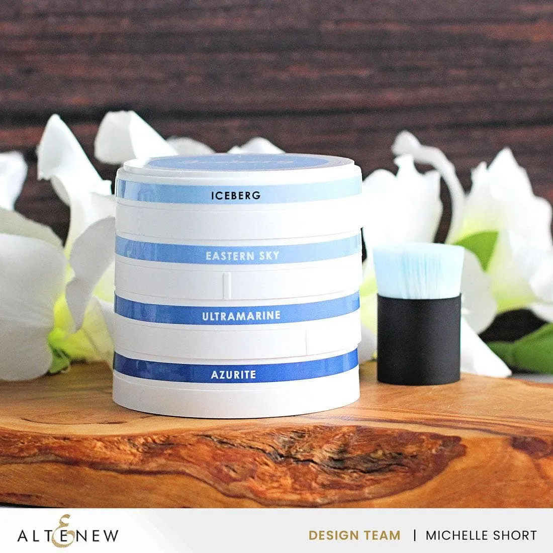 Round Ink Pads Label Set - Warm And Cozy, Lapis Lazuli lasting