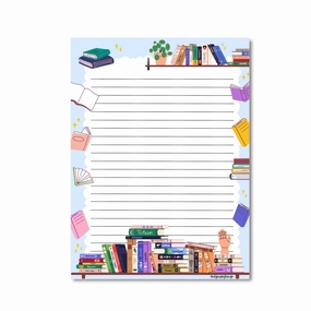 Booklover Notepad A5 resilient bold
