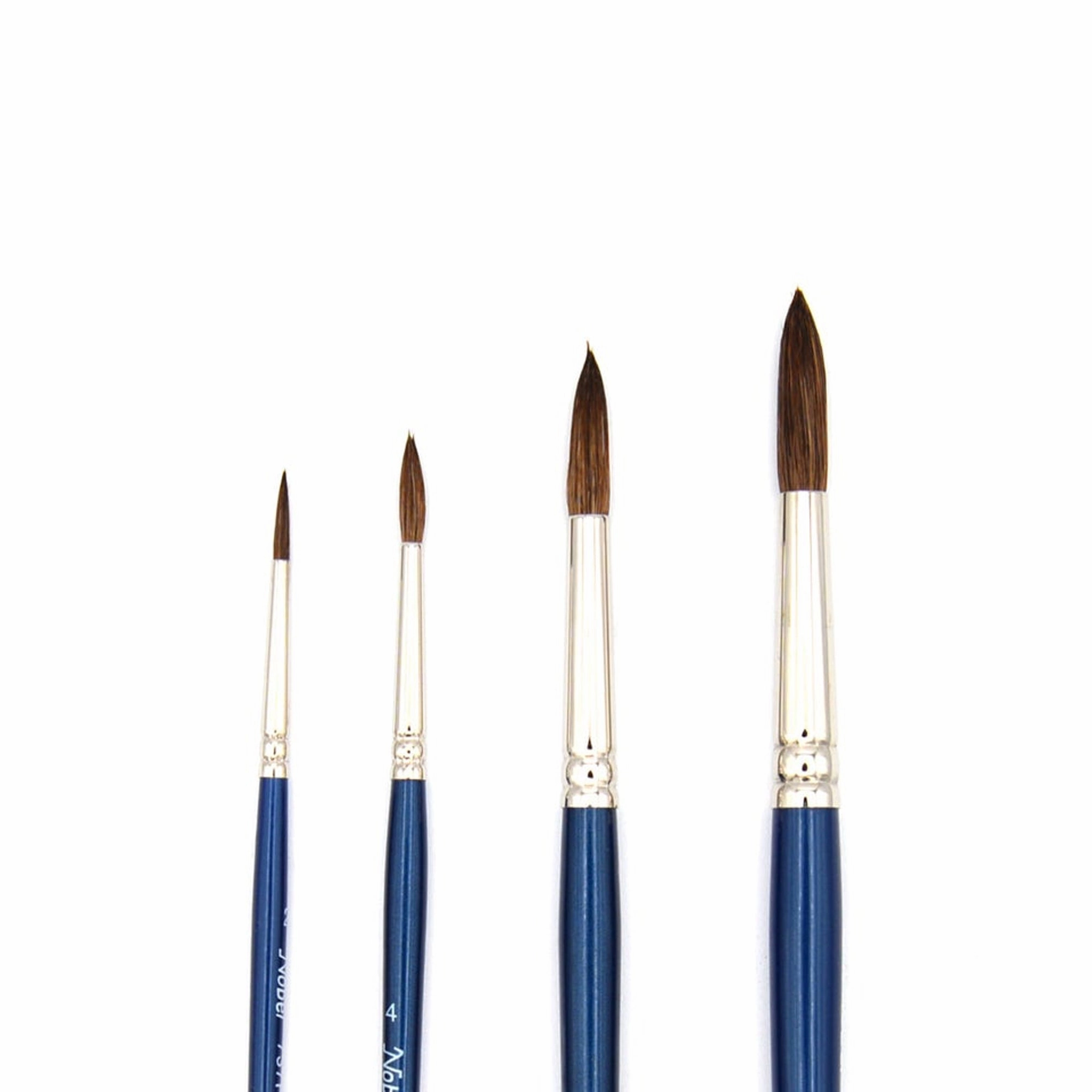 Round Camel Brushes, Set Of 4 luxury stackable
