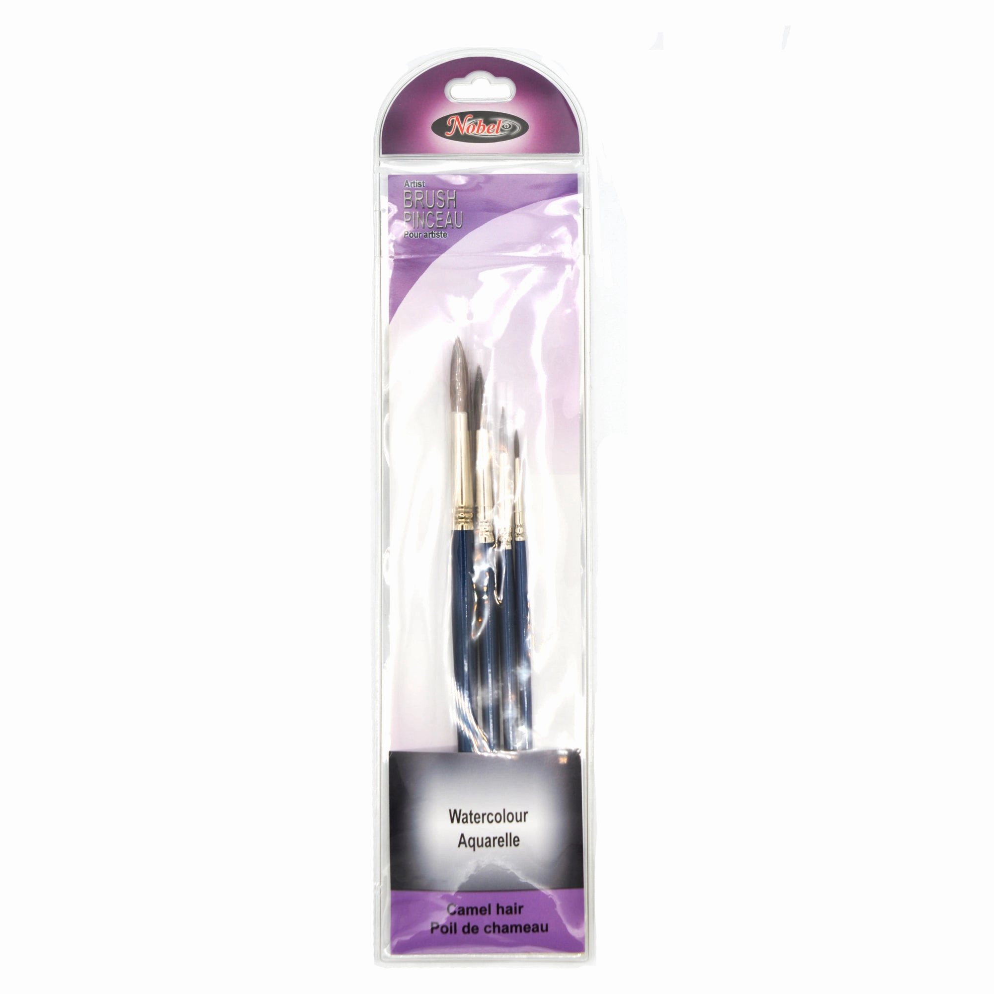 Round Camel Brushes, Set Of 4 maxi