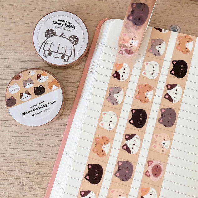 shockproof Cats Washi Tape
