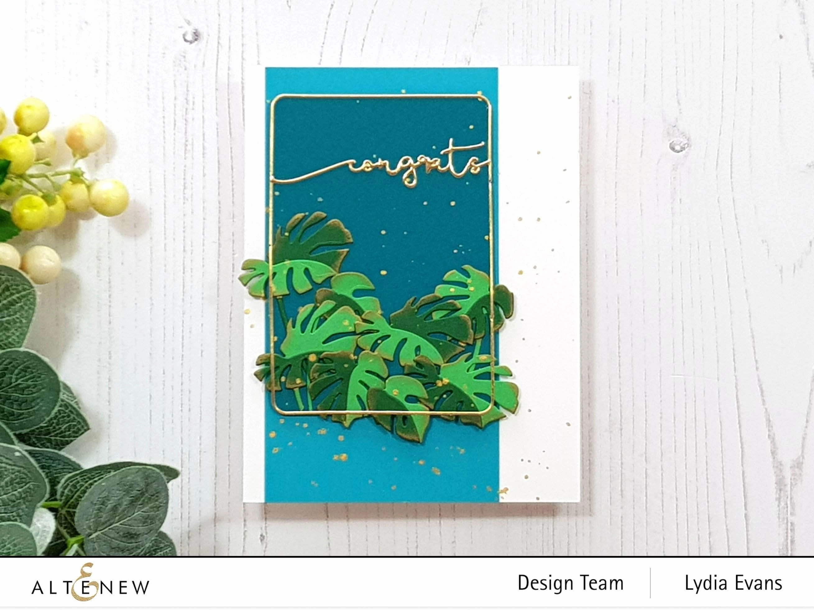 nonslip Framed Congrats Die