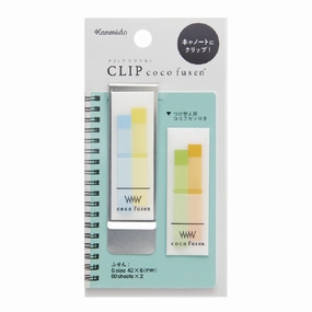 glass Kanmido Coco Fusen Small Metal Clip - Light Blue