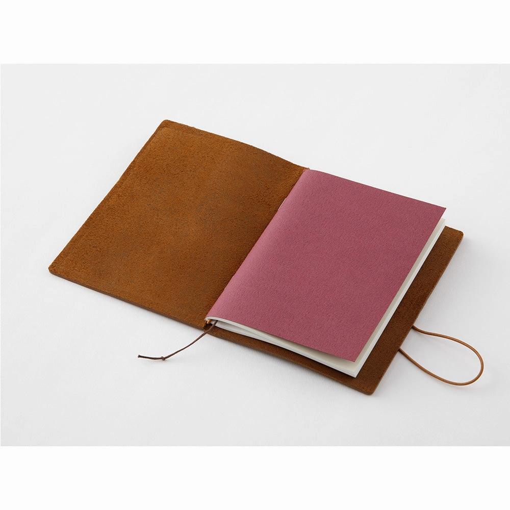 Traveler'S Notebook Starter Kit-Passport Size In Camel metal