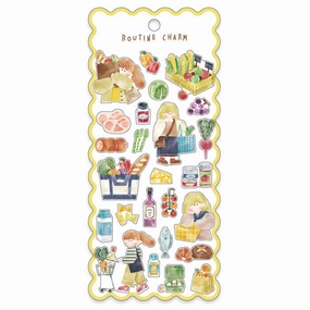 Routine Charm Market Sticker Mind Wave multipurpose strong