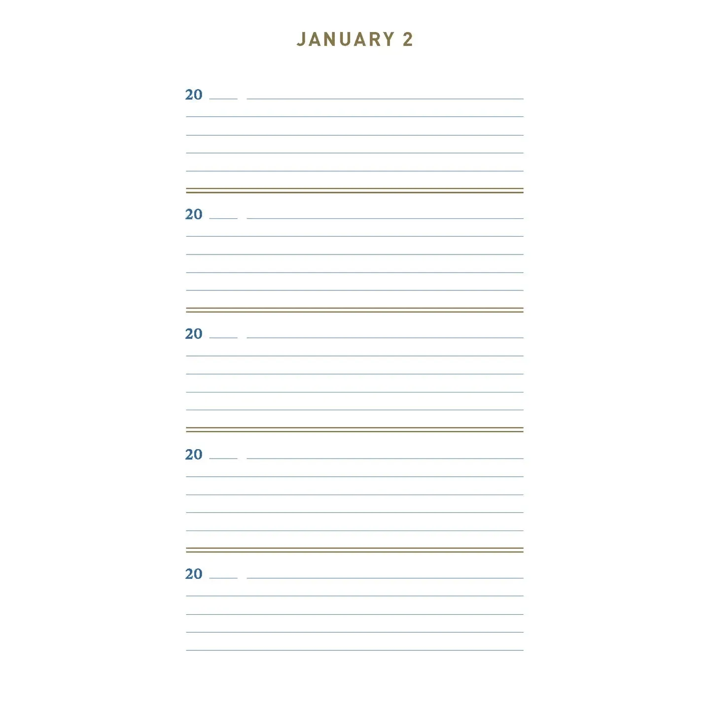 Denim One Line A Day Journal ceramic versatile