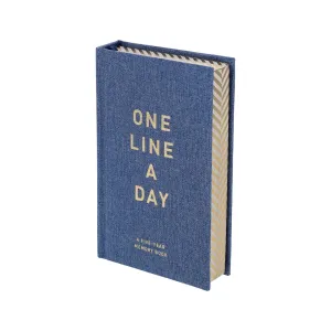 springloaded Denim One Line A Day Journal