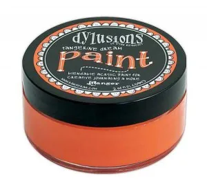 fiber collectible Dylusions Acrylic Paint, Tangerine Dream