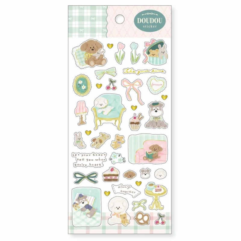 short manual Doudou Sticker Sheet - Inu