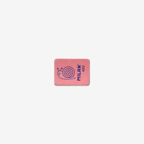 biodegradable classic Rubber Eraser 460 // Pink Snail