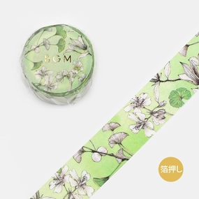 Vintage Floral Green Washi Tape colorful superior