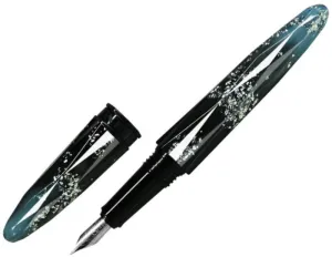 Benu Briolette Luminous Blue Fountain Pen round pastel