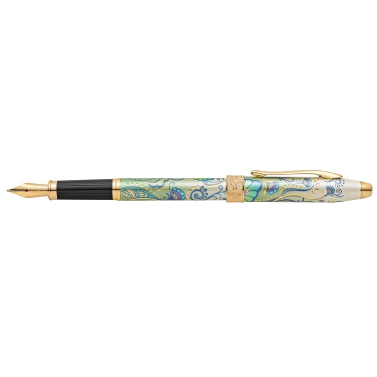 heatproof pastel Cross Century Ii Botanica Green Daylily Fountain Pen