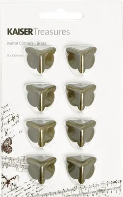 Kaisercraft Metal Corners - Brass musthave