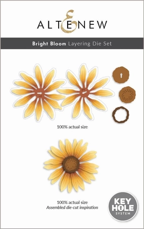 glossy collectible Bright Bloom Layering Die Set
