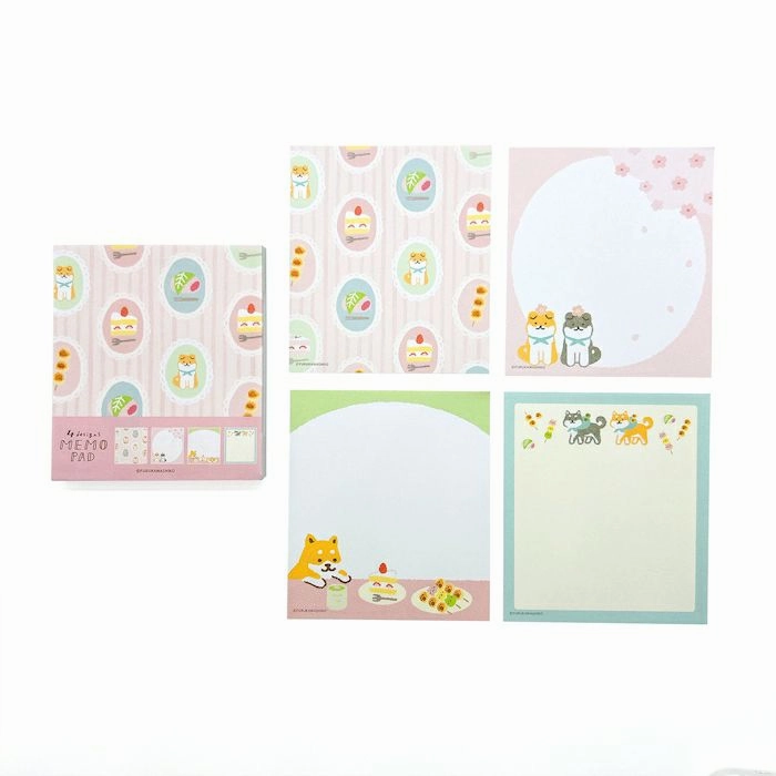 Happy Japanese Sweet Memo Pad cool nonslip