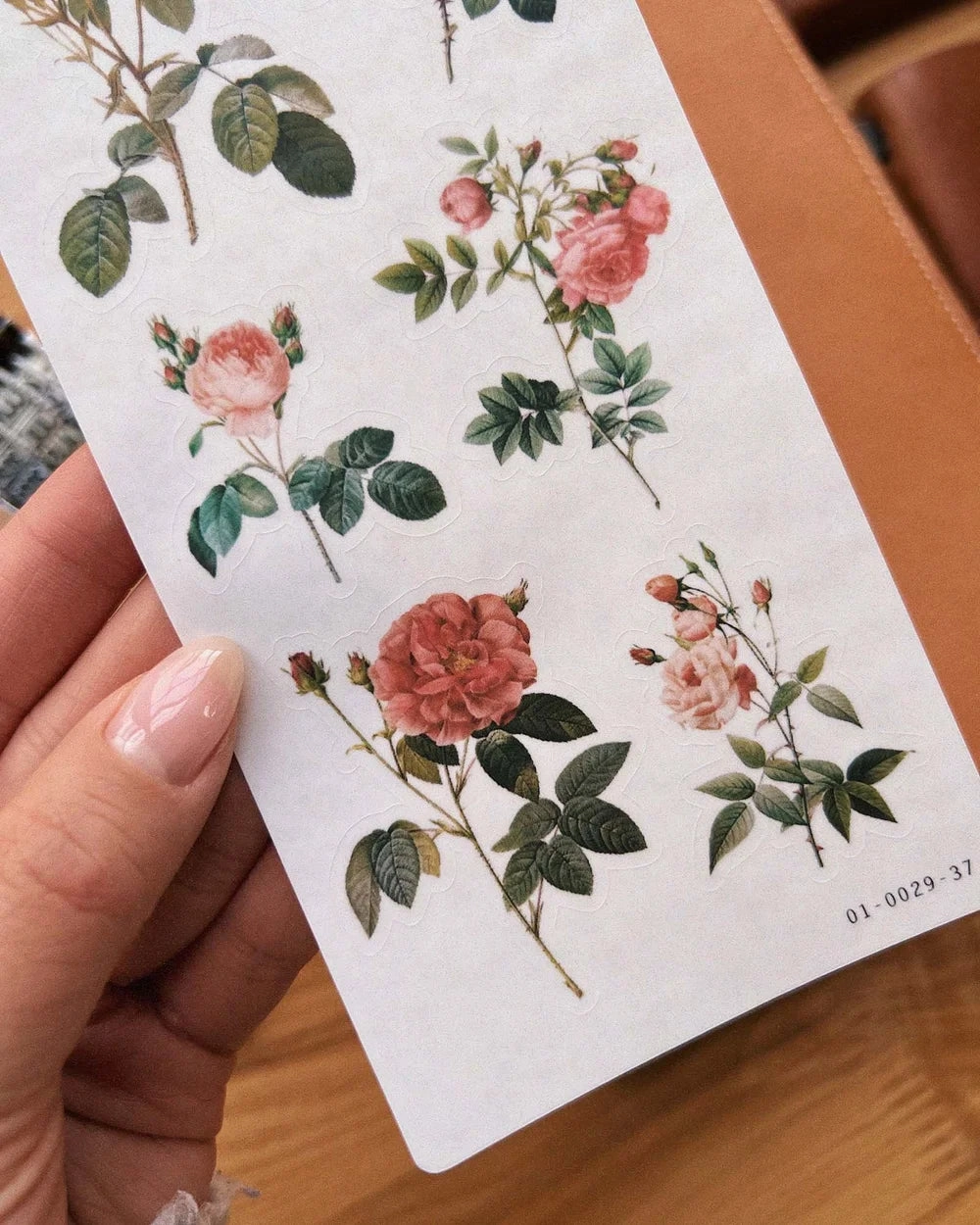 Sarica Studio Vintage Roses 01 Stickers synthetic alloy