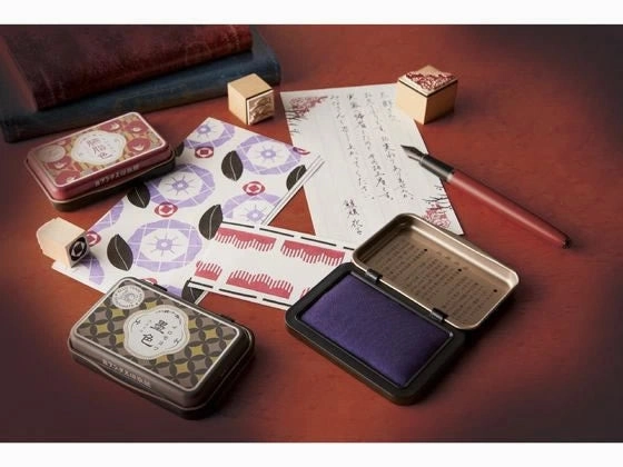 Shachihata 100-Anniversary Special Edition Ink Pad - Iromoyo 1925 - Red retro affordable