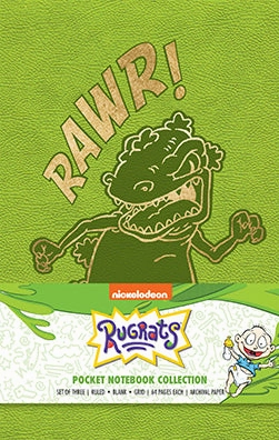 square portable Rugrats Pocket Notebook Collection (Set Of 3)