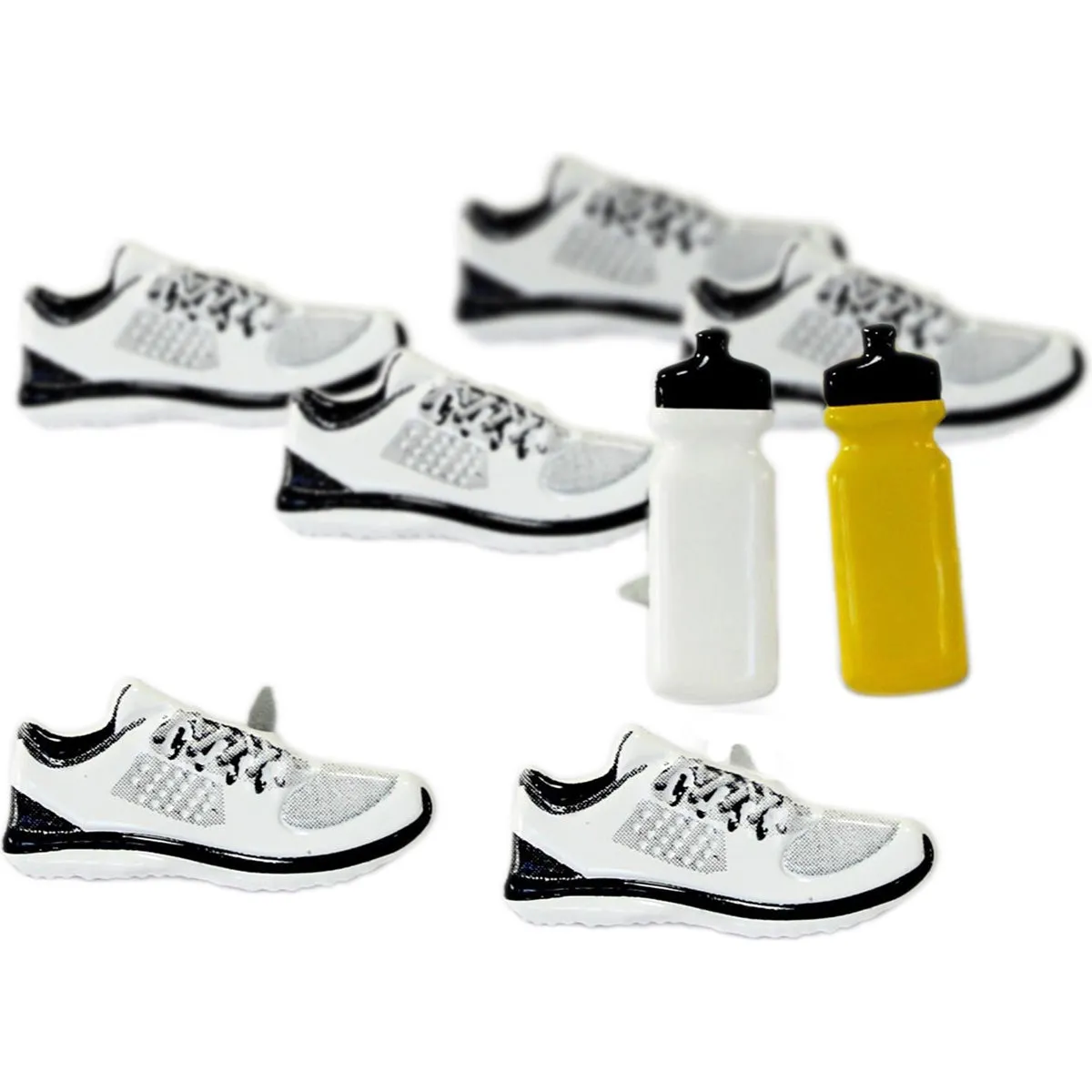 Runners Brads 12  Pieces shiny versatile