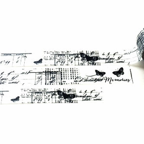 multipurpose linen Rustic Butterfly Washi Tape