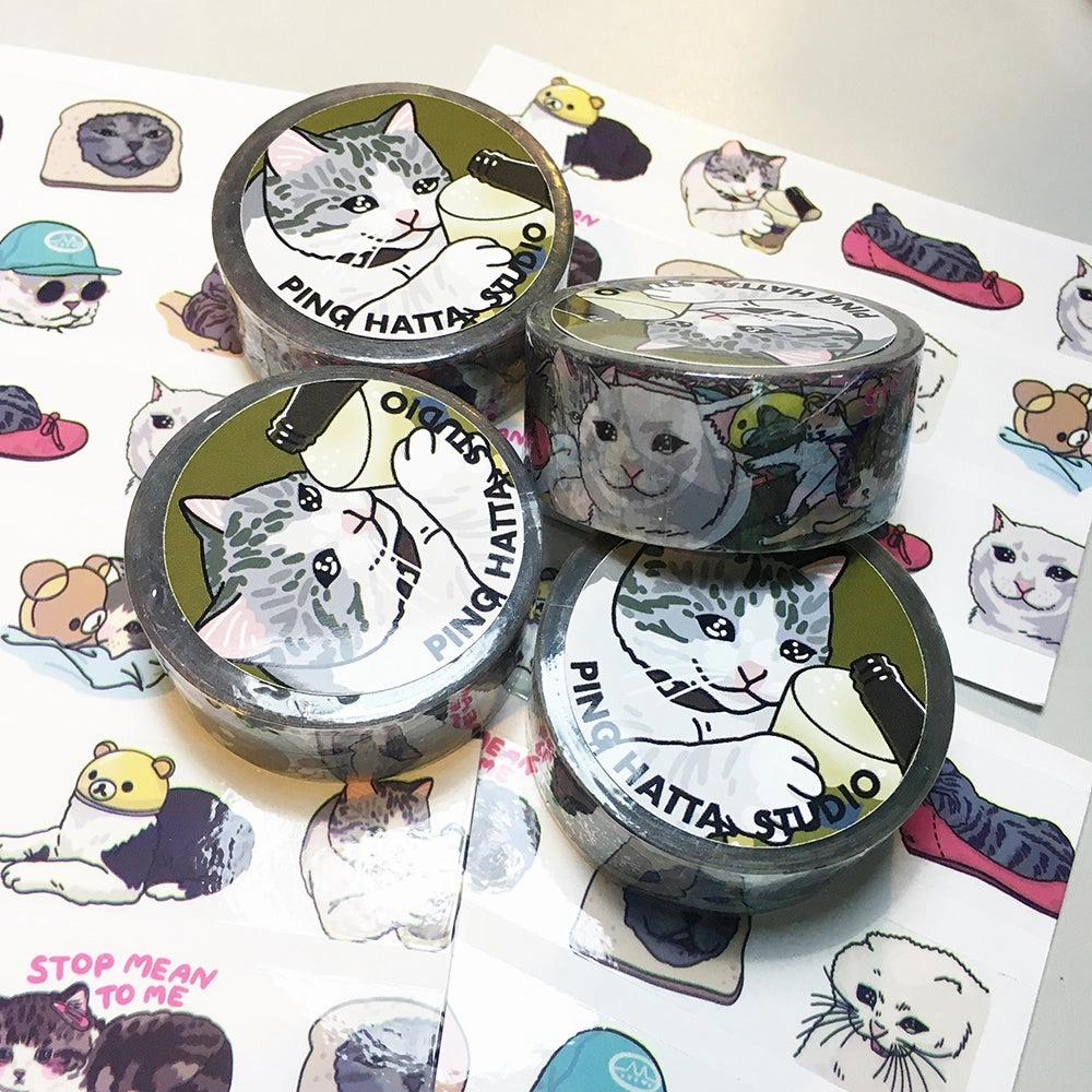 Sad Cat Meme Clear Tape gift