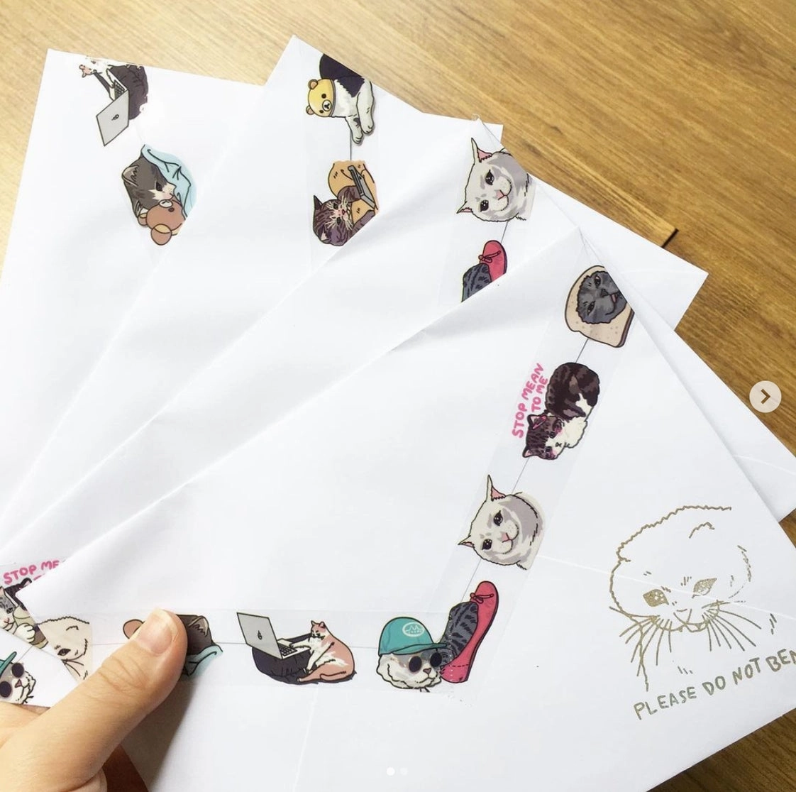 flat Sad Cat Meme Clear Tape