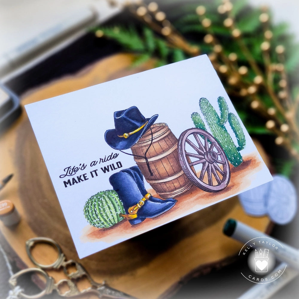 Saddle Up - 6X8 Stamp Set eco