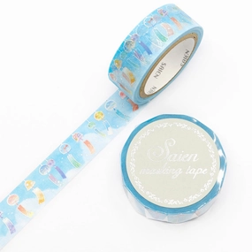 Saien Foil Washi Tape - Wind Chimes portable