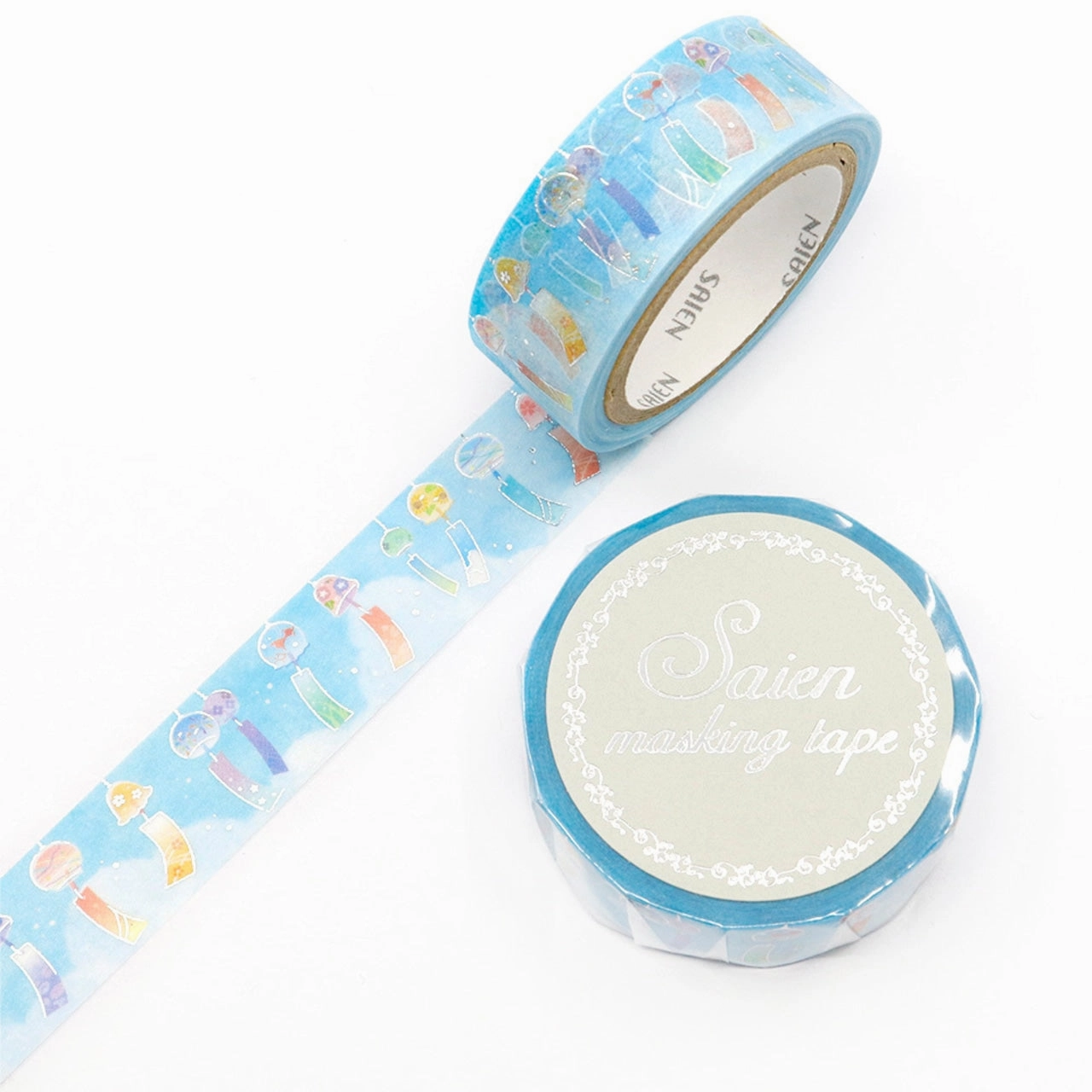 Saien Foil Washi Tape - Wind Chimes portable