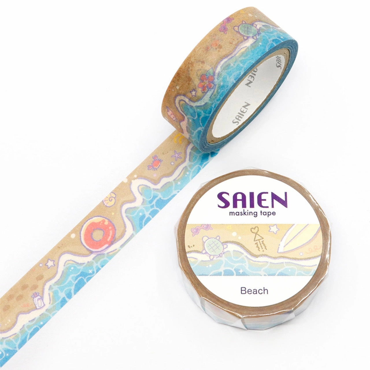 Saien Washi Tape - Beach foldable seasonal